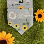 Small Hospice Sunflower Day Dog Bandana